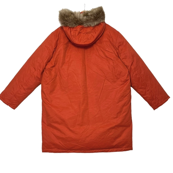 Banana Republic Snorkel Parka Puffer Jacket Mens Sz L Down Filled Hooded Waxed - Picture 11 of 12